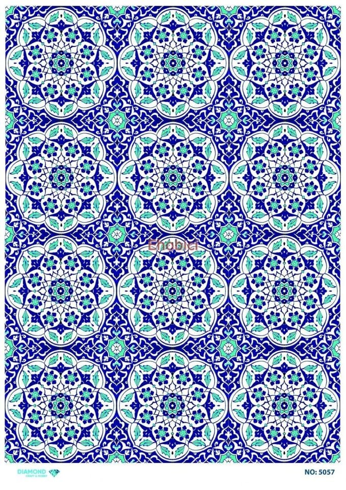 Diamond Pirinç Dekopaj Kağıdı - 5057