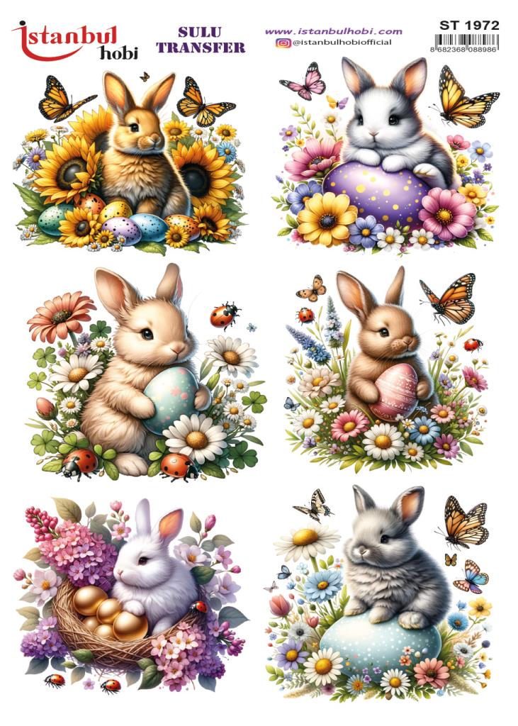 Sulu Transfer Kağıdı 25x35cm ST-1972