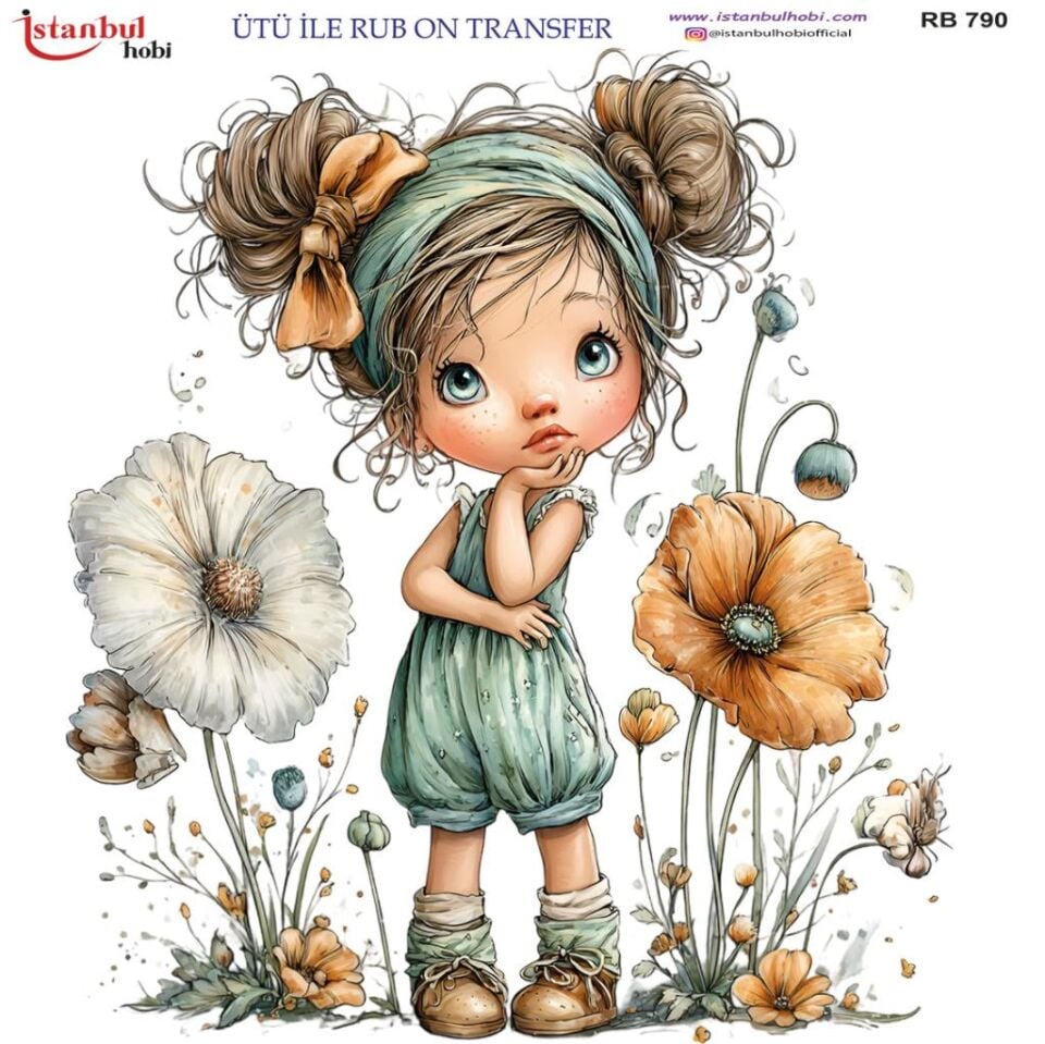 Ütü ile Rub On Transfer Kağıdı 30x30cm RB-790