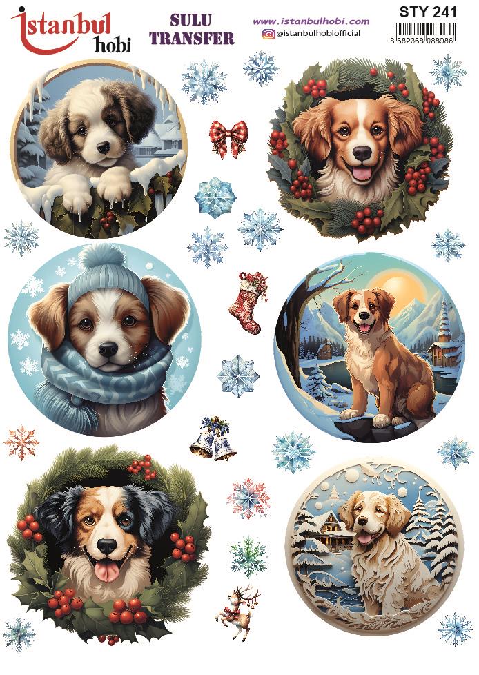 Yılbaşı Sulu Transfer 25x35cm STY241