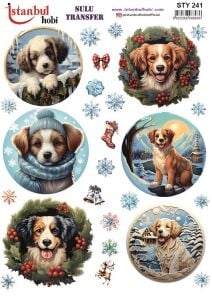 Yılbaşı Sulu Transfer 25x35cm STY241