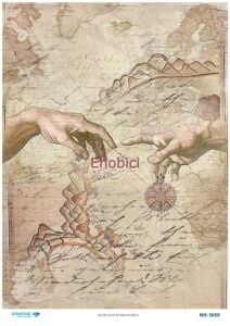 Diamond Pirinç Dekopaj Kağıdı - 5059