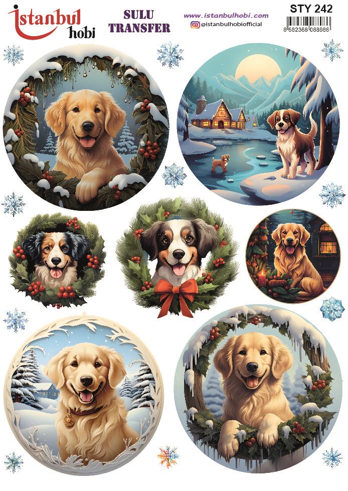 Yılbaşı Sulu Transfer 25x35cm STY242