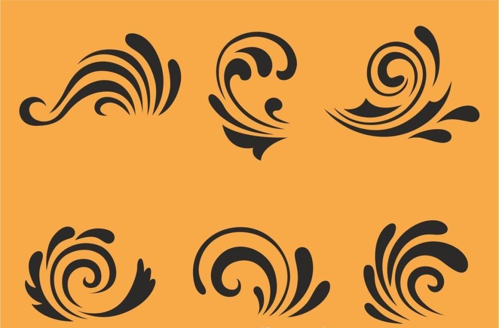 Çiçek Desen Stencil Şablon (21x30) F-127