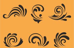 Çiçek Desen Stencil Şablon (21x30) F-127