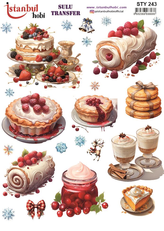 Yılbaşı Sulu Transfer 25x35cm STY243