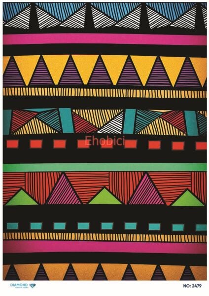 Diamond Pirinç Dekopaj Kağıdı - 2479