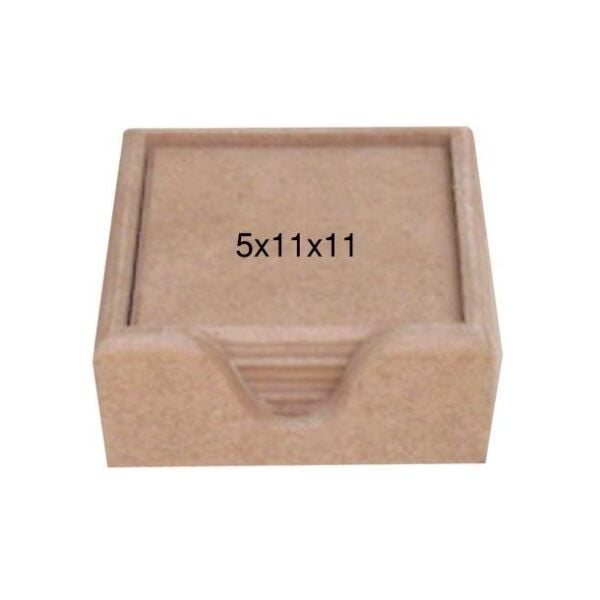 Kare Ahşap Bardak Altlığı F759