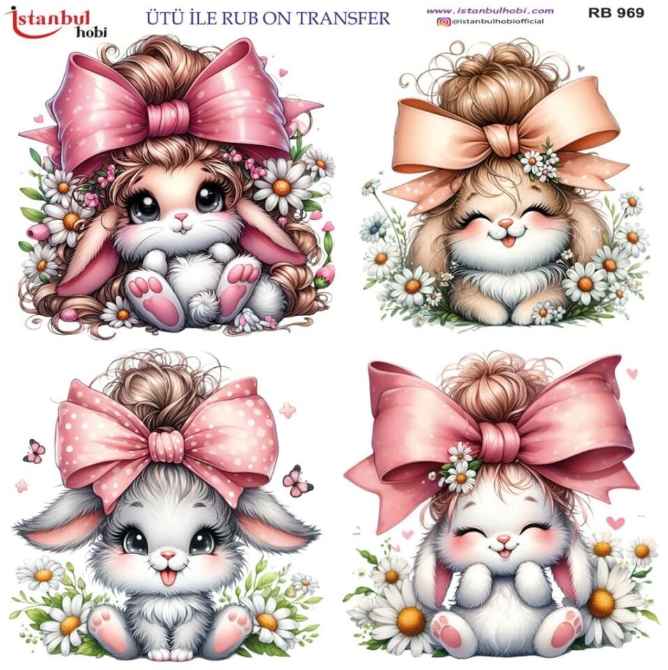 Ütü ile Rub On Transfer Kağıdı 30x30cm RB-969