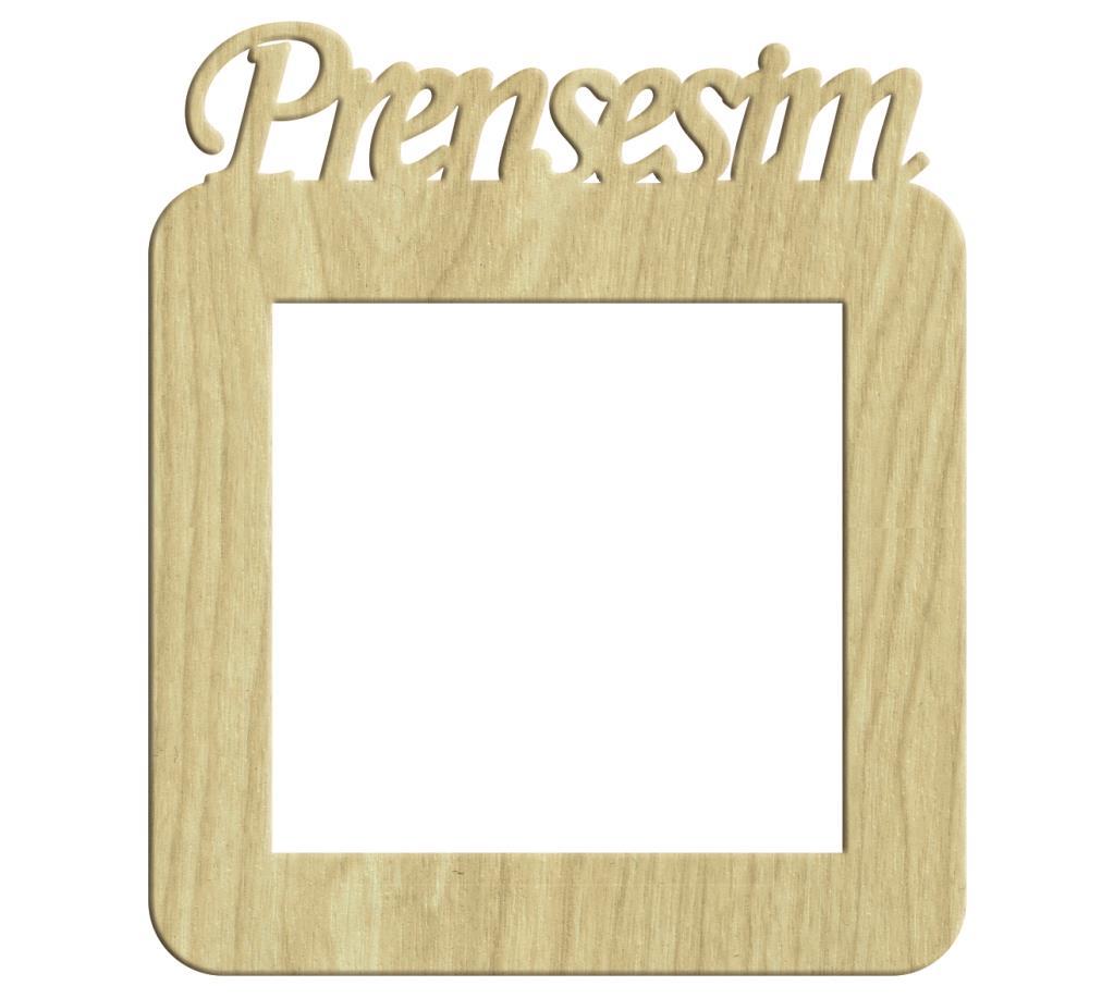 Prensesim Ahşap Pirizlik 12,5x10,5cm L-078