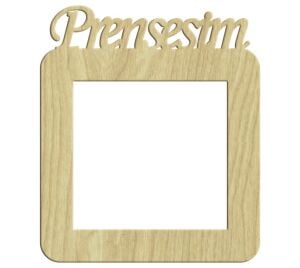 Prensesim Ahşap Pirizlik 12,5x10,5cm L-078