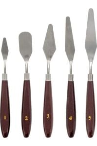 Profesyonel Metal Spatula Seti 5 li