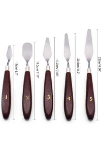 Profesyonel Metal Spatula Seti 5 li