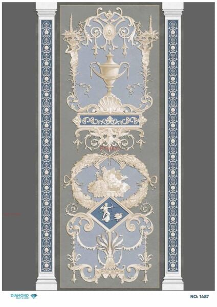 Diamond Pirinç Dekopaj Kağıdı - 1487