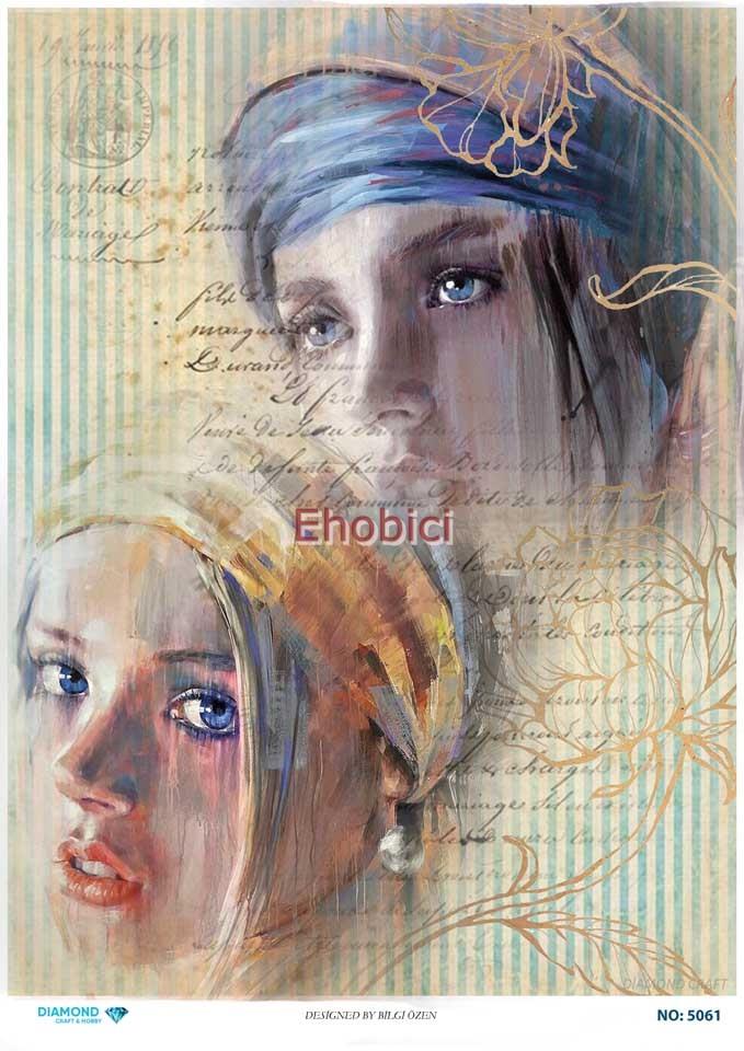 Diamond Pirinç Dekopaj Kağıdı - 5061