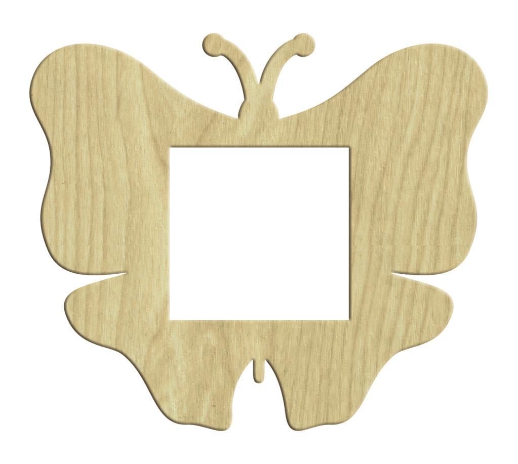 Kelebek Ahşap Pirizlik 16x19cm L-081