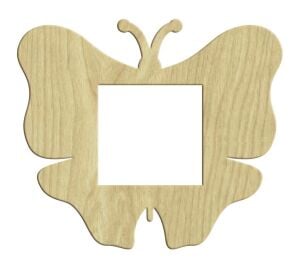 Kelebek Ahşap Pirizlik 16x19cm L-081