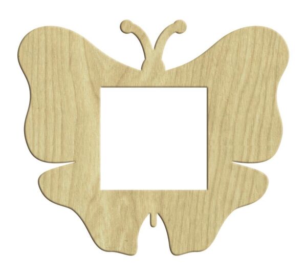 Kelebek Ahşap Pirizlik 16x19cm L-081