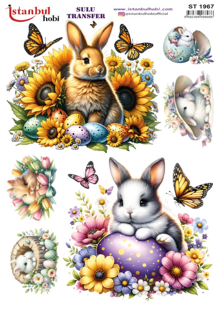 Sulu Transfer Kağıdı 25x35cm ST-1967