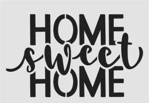 Yazı Desenler Stencil Şablon (21x30) YZ-294