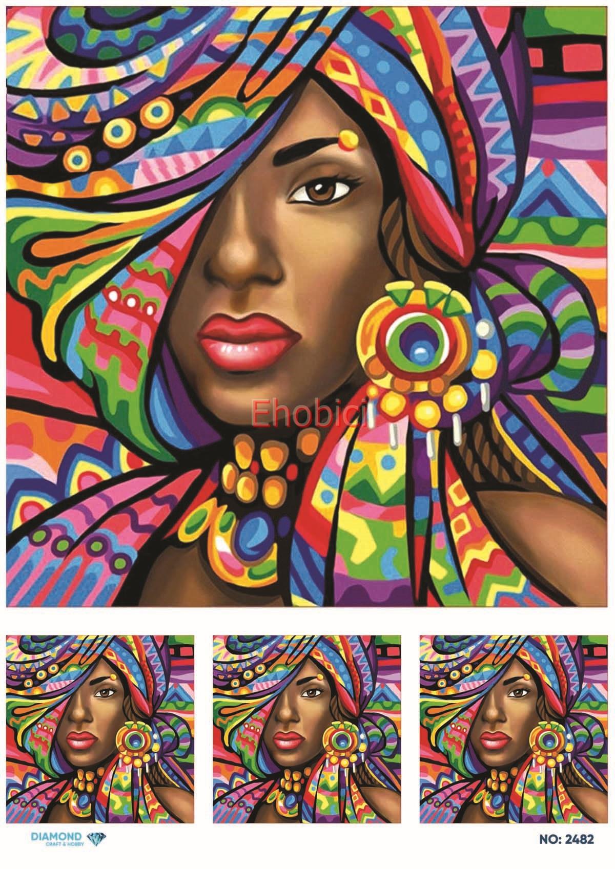 Diamond Pirinç Dekopaj Kağıdı - 2482