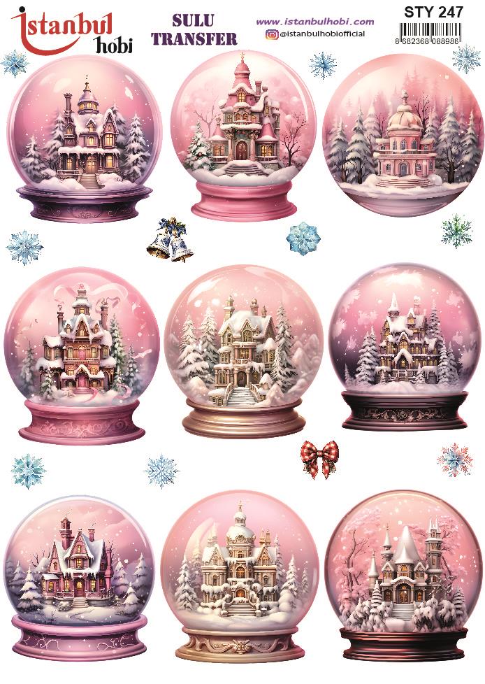 Yılbaşı Sulu Transfer 25x35cm STY247