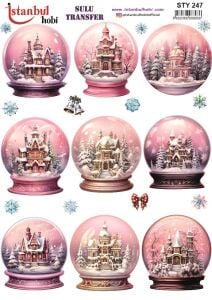 Yılbaşı Sulu Transfer 25x35cm STY247