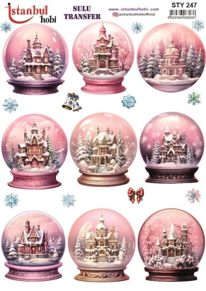 Yılbaşı Sulu Transfer 25x35cm STY247