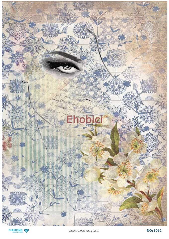 Diamond Pirinç Dekopaj Kağıdı - 5062