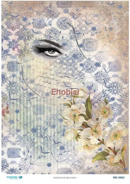 Diamond Pirinç Dekopaj Kağıdı - 5062