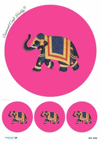 Diamond Pirinç Dekopaj Kağıdı - 1492