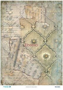 Diamond Pirinç Dekopaj Kağıdı - 5063