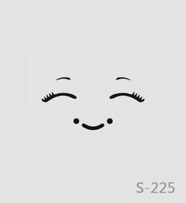 Diğer Karışık Desenler Stencil Şablon (21x30) S-225