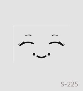 Diğer Karışık Desenler Stencil Şablon (21x30) S-225