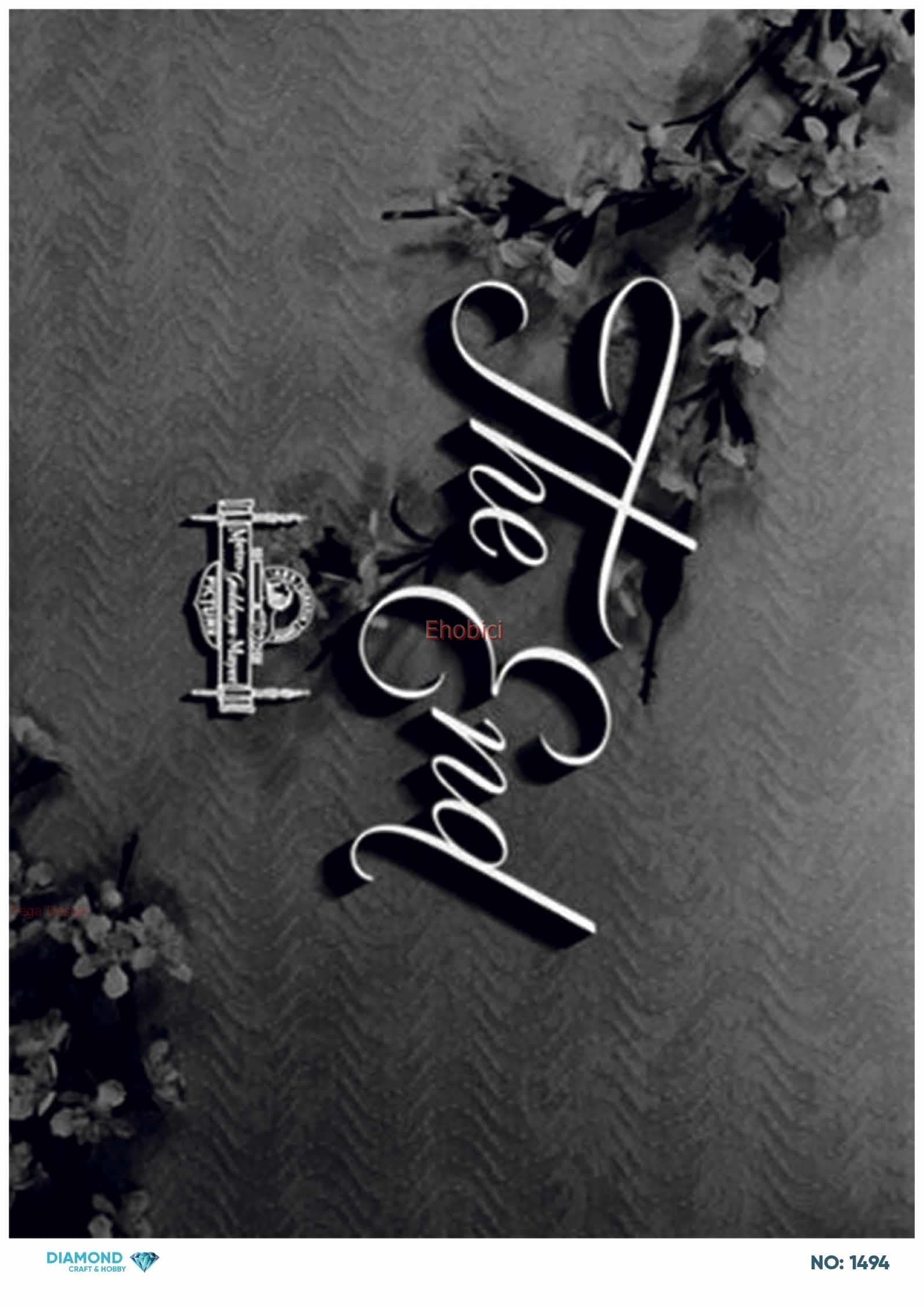 Diamond Pirinç Dekopaj Kağıdı - 1494