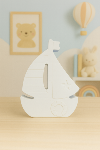 Yelkenli Gemi Figür 12x9cm
