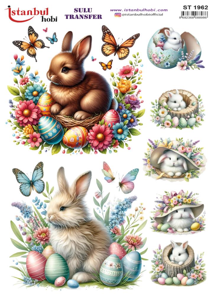 Sulu Transfer Kağıdı 25x35cm ST-1962