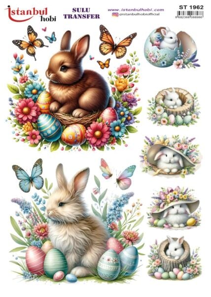 Sulu Transfer Kağıdı 25x35cm ST-1962