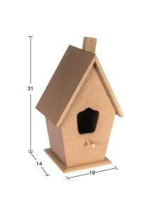 Ahşap Kuş Yuvası 31x18cm KU237