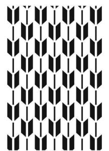 Ardışık Desen Stencil Şablon (21x30) R-055