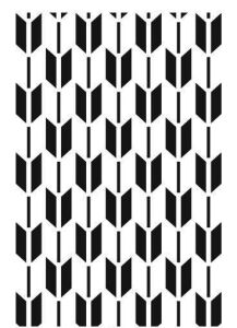 Ardışık Desen Stencil Şablon (21x30) R-055