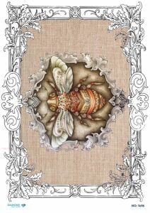 Diamond Pirinç Dekopaj Kağıdı - 1496