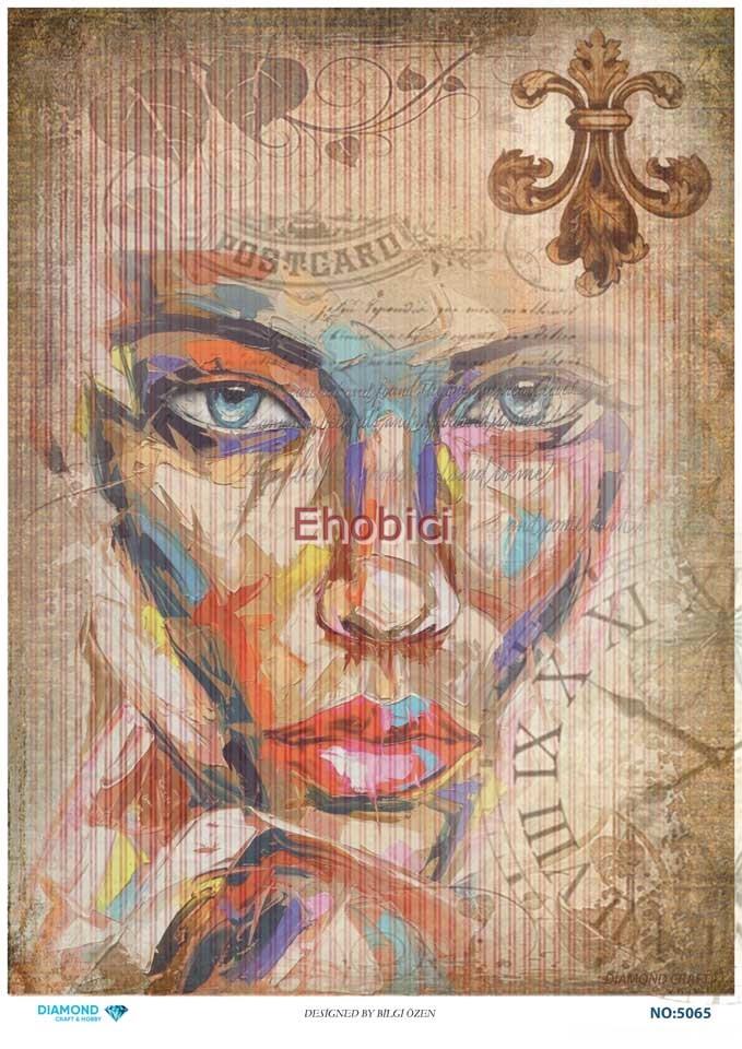 Diamond Pirinç Dekopaj Kağıdı - 5065