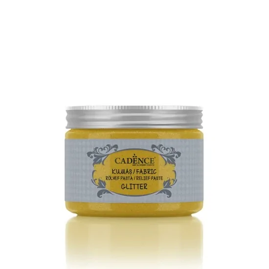 Cadence Simli Kumaş Rölyef Pasta 15798 Altın 150ml