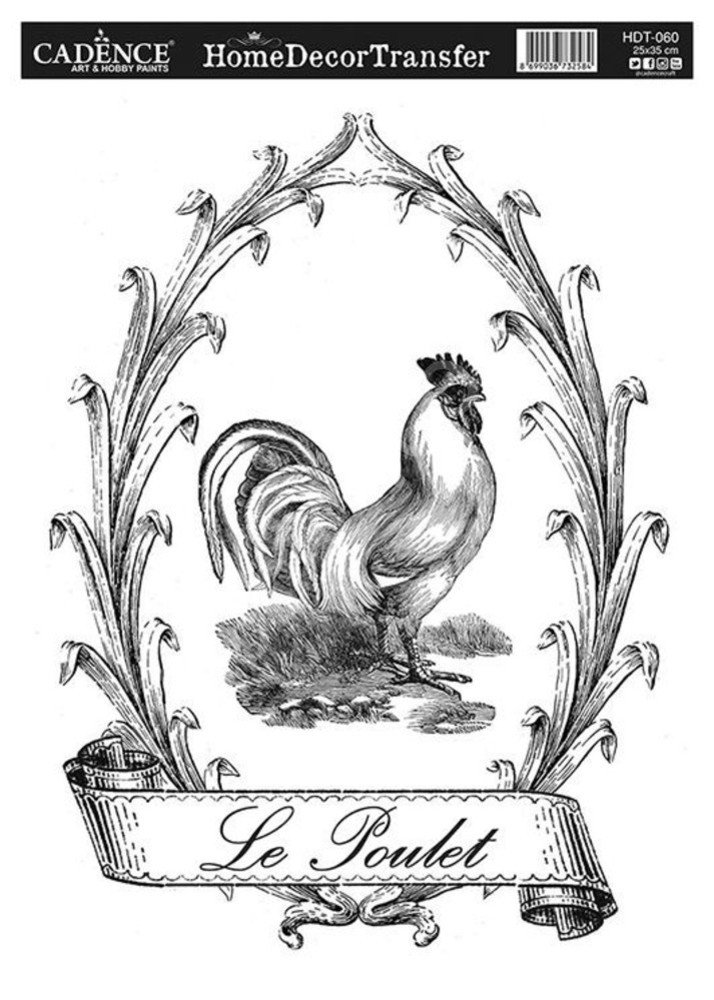 Cadence Home Dekor Transfer Kağıdı 25x35cm HDT-60