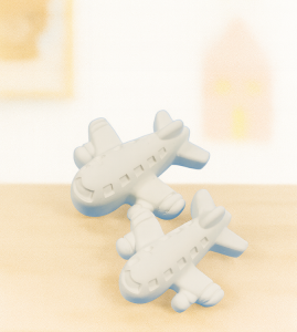 Uçak Figür 2'li Set 6x6cm