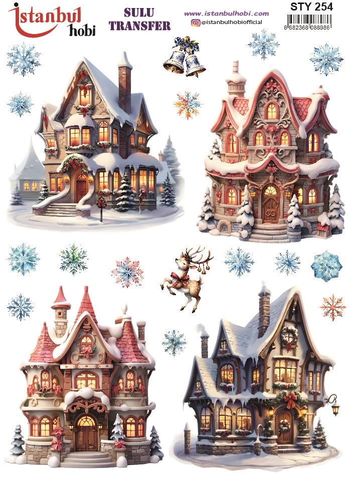 Yılbaşı Sulu Transfer 25x35cm STY254