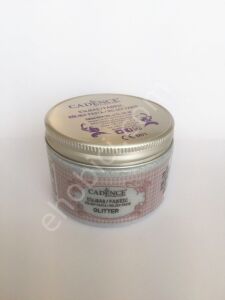 Cadence Simli Kumaş Rölyef Pasta Gümüş 15835