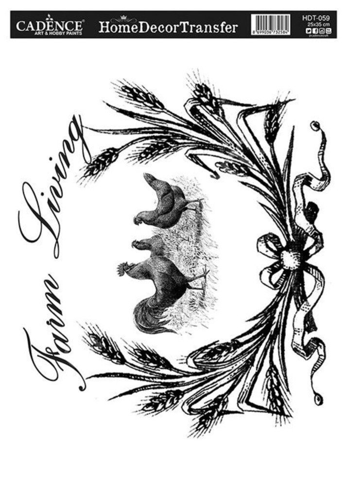 Cadence Home Dekor Transfer Kağıdı 25x35cm HDT-59