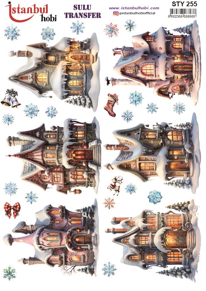 Yılbaşı Sulu Transfer 25x35cm STY255
